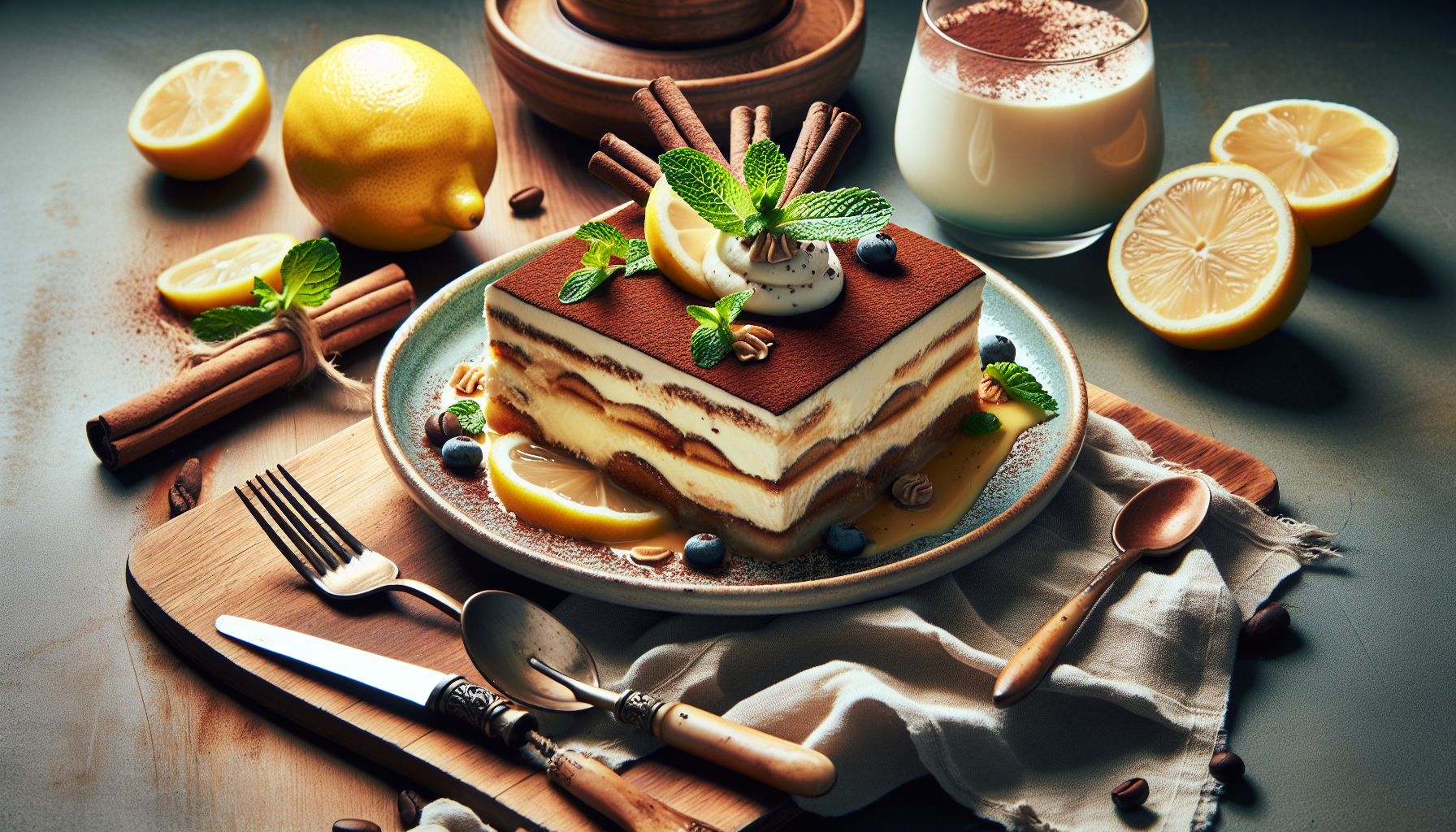 tiramisu al limone